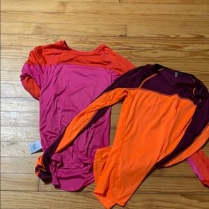 2 Nike running long sleeves
